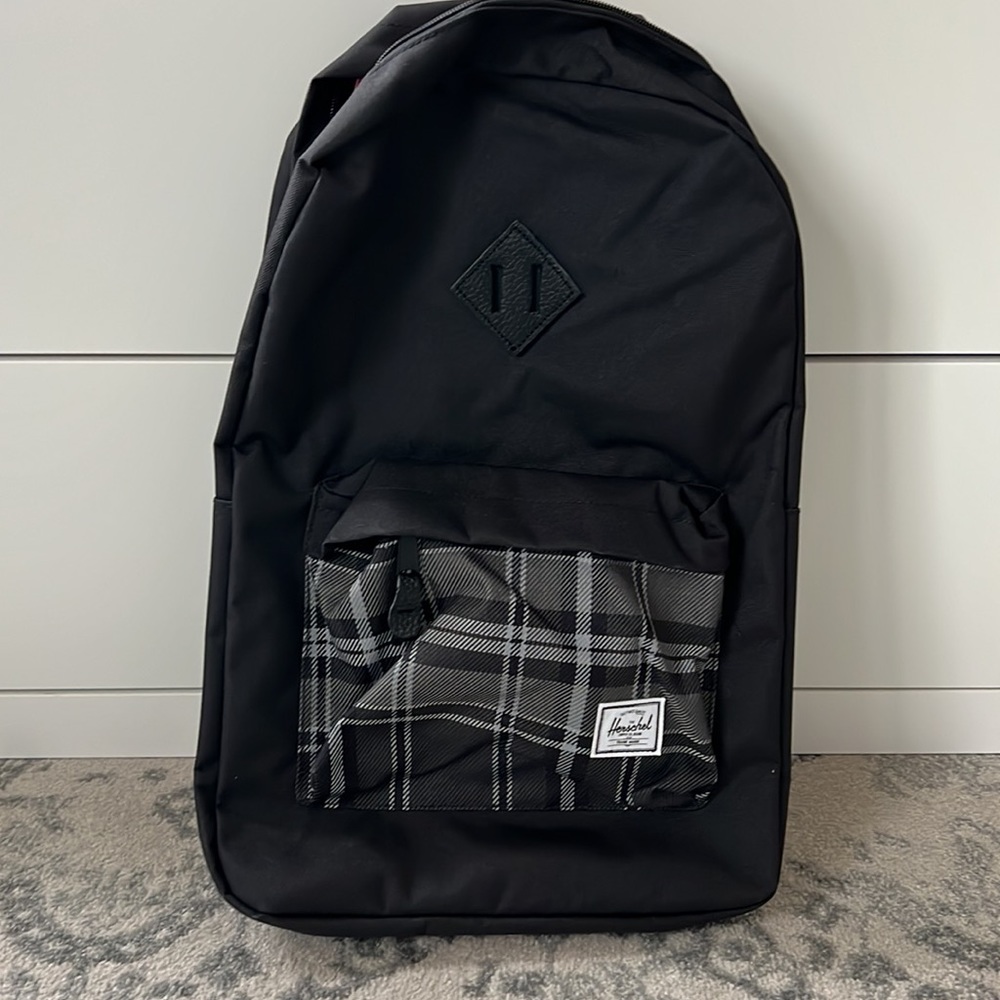 Herschel heritage backpack- Grayscale Plaid